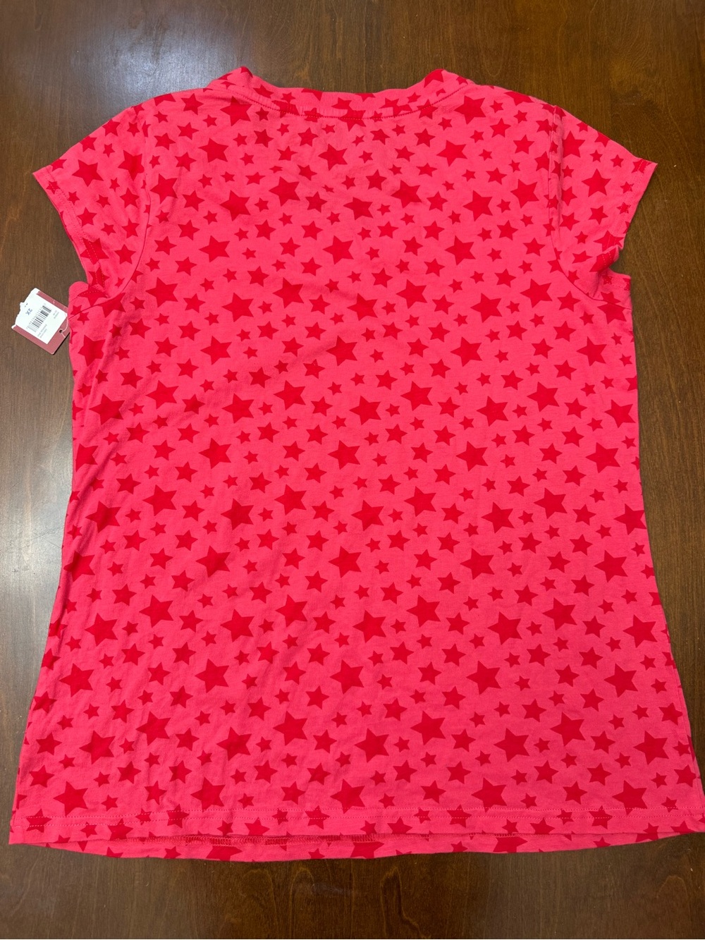 Disney Red Mickey Mouse Shirt Stars Size XXL NWT - Picture 4 of 4